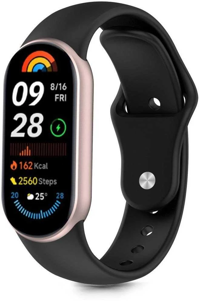 Tech-Protect IconBand Pure strap skirta Xiaomi Smart Band 8 / 9 / 10 / NFC – juodos spalvos