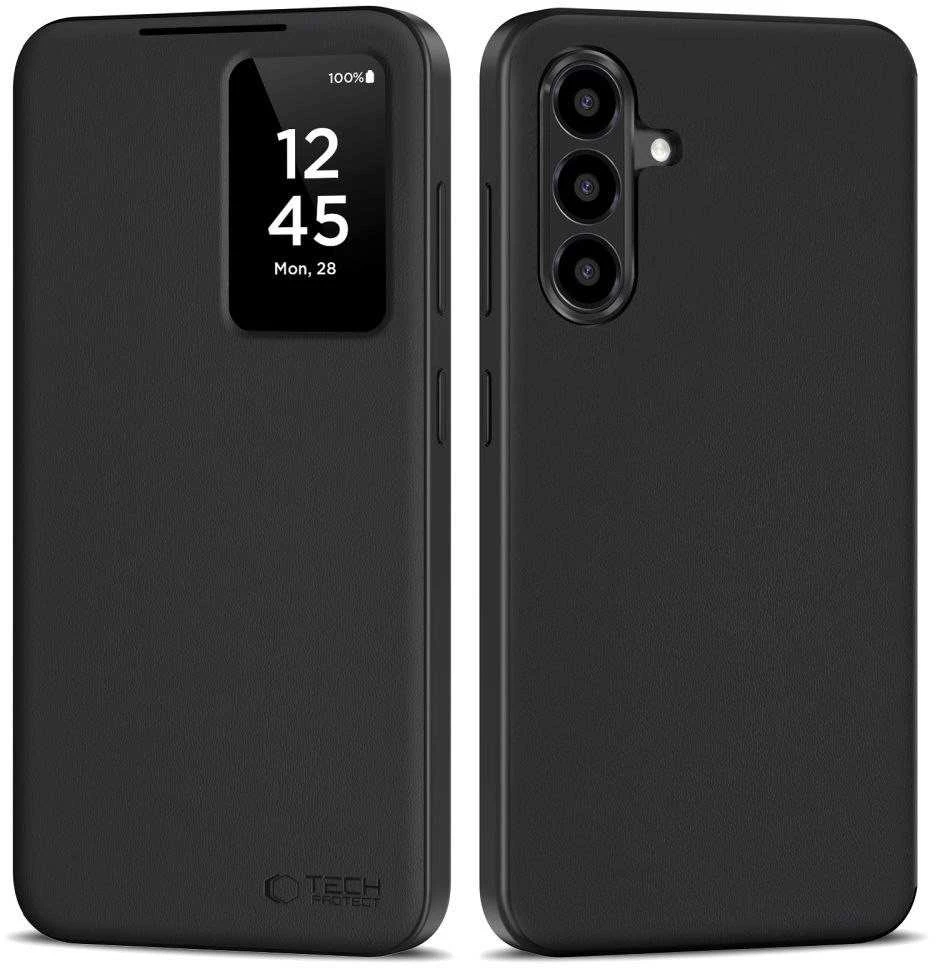 Dėklas „TECH-PROTECT“ išmanioji piniginė „GALAXY A56 5G“ matinė juoda