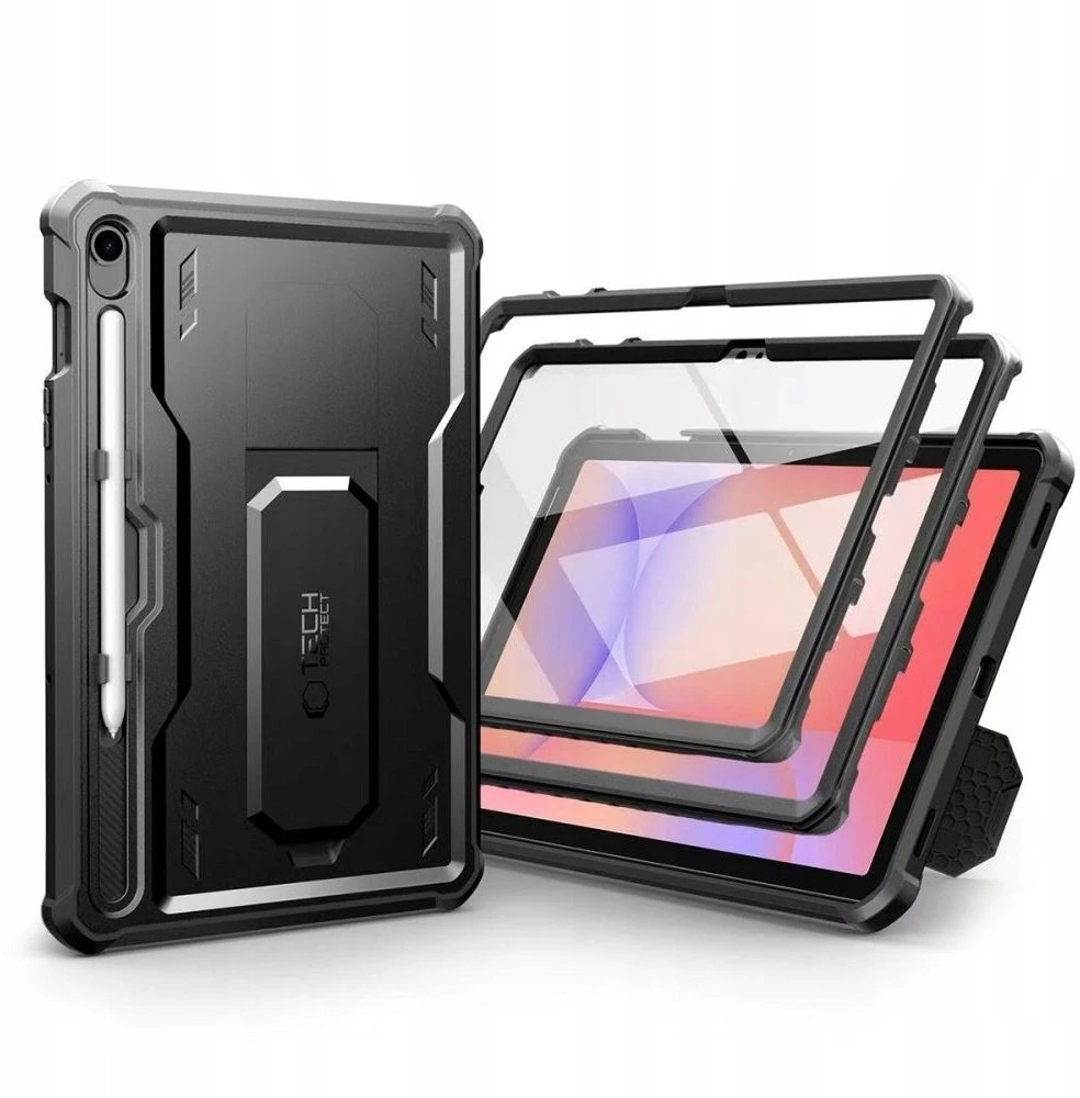 „Tech-Protect Kevlar PRO“ apsauginė plėvelė, skirta „Galaxy TAB S9 11.0 / S10 FE / S10 LITE 10.9 X710 / X716B / X520 / X526 / X400 / X406B“ (juodas)