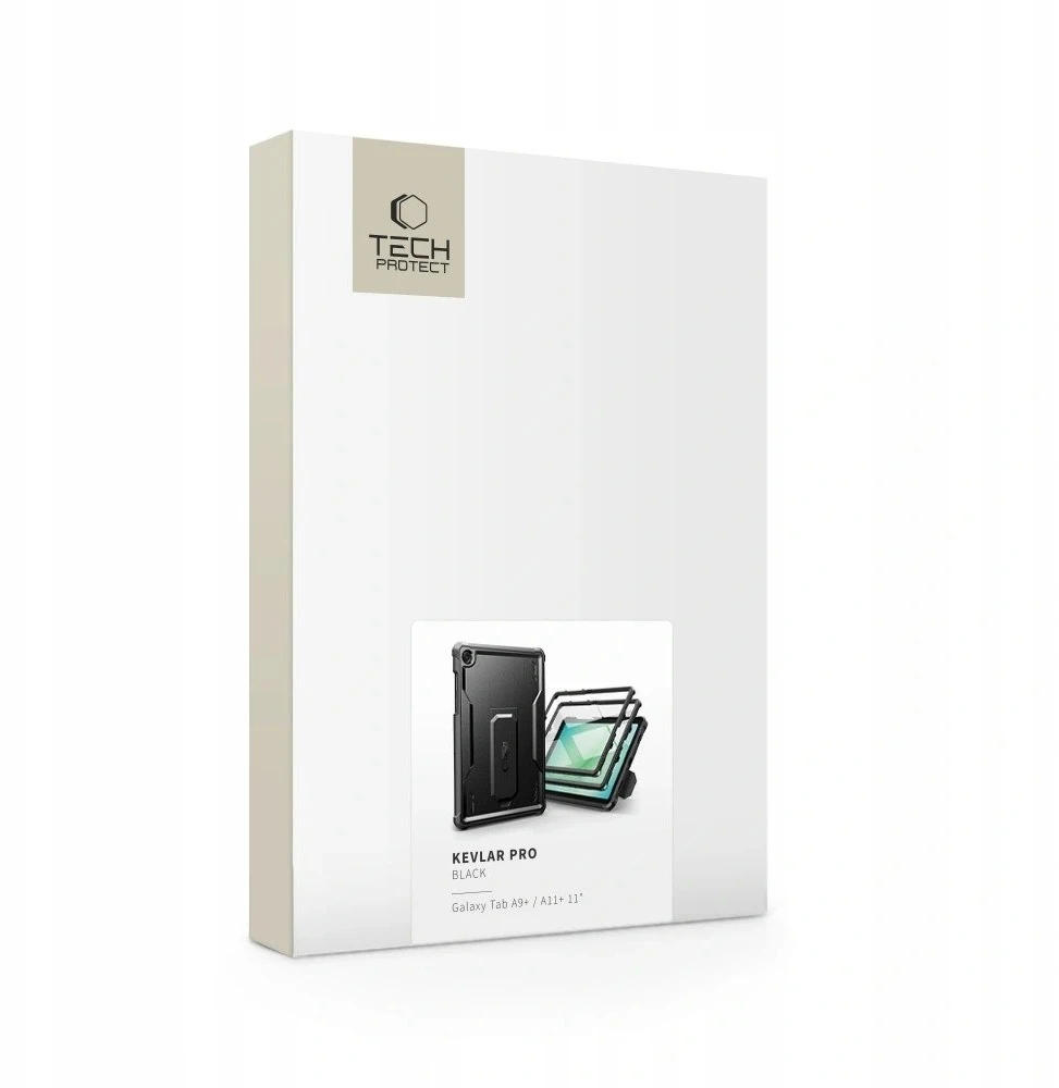 Tech-Protect Kevlar PRO do Galaxy TAB A9+ / A11+ PLUS 11.0 X210 / X215 / X216 / X230 / X235 / X236 juoda