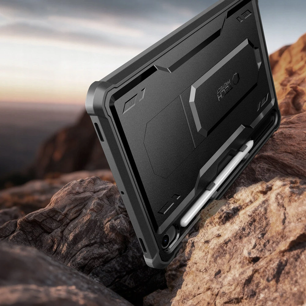 „Tech-Protect Kevlar PRO“ apsauginė plėvelė, skirta „Galaxy TAB S9 11.0 / S10 FE / S10 LITE 10.9 X710 / X716B / X520 / X526 / X400 / X406B“ (juodas)