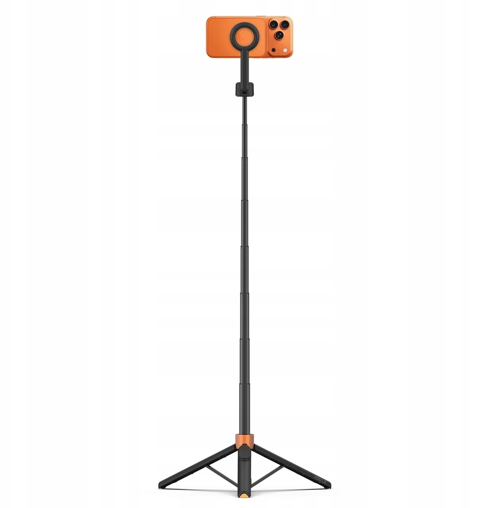 Tech-Protect L10S Bluetooth Selfie Stick Tripod - Juodas and Oranžinis