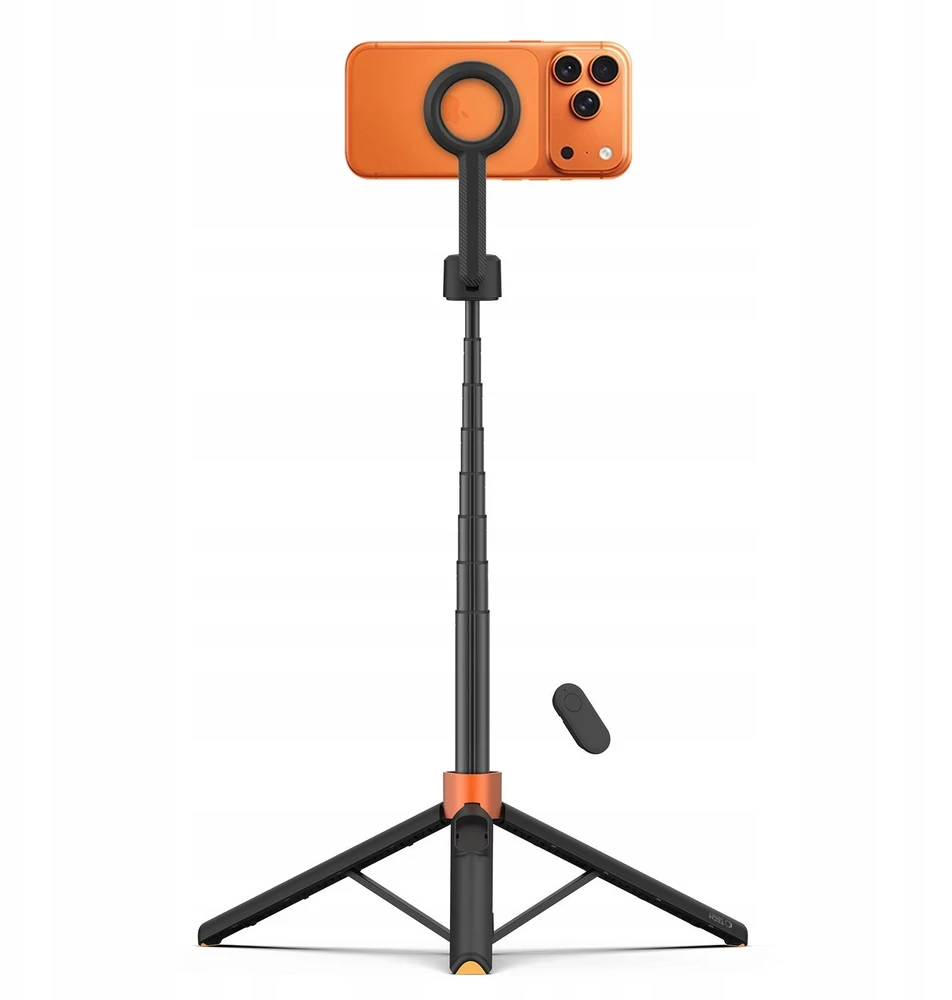 Tech-Protect L10S Bluetooth Selfie Stick Tripod - Juodas and Oranžinis