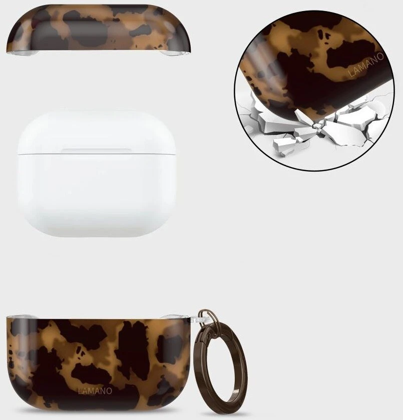 Tech-Protect Lamano dėklas ausinėms Apple AirPods Pro 1 / 2 Panther