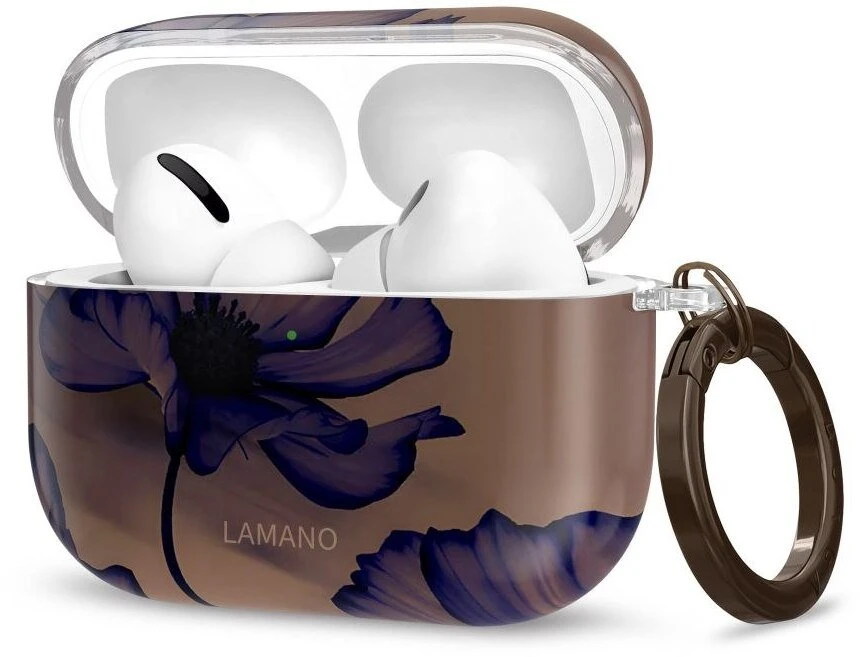 Dėklas Tech-Protect Lamano case for AirPods Pro 1 / 2 - ruda-violetinė