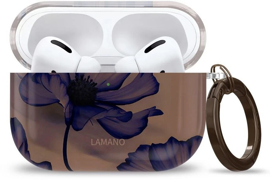 Dėklas Tech-Protect Lamano case for AirPods Pro 1 / 2 - ruda-violetinė