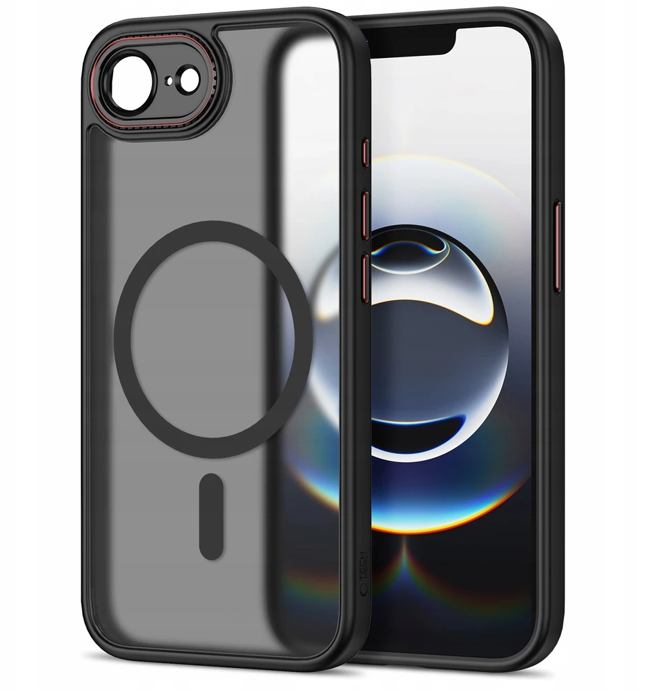 „Tech-Protect MagCam“ dėklas, skirtas „iPhone 16e / 17e“ – permatomas