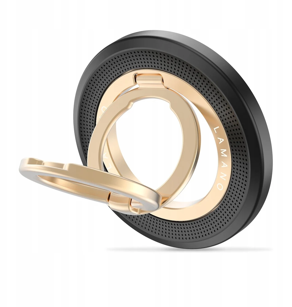 Tech-Protect MMR700 Lamano magnetic MagSafe žiedas telefonui juodos spalvos/auksos spalvos