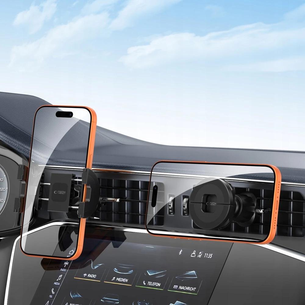 „Tech-Protect N62 MagSafe“ automobilio laikiklis kabinai - Juodas