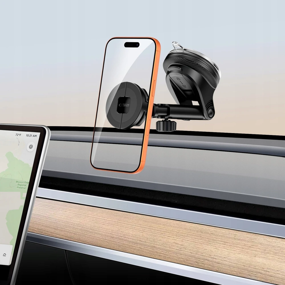 „Tech-Protect N62 MagSafe“ automobilio laikiklis kabinai - Juodas