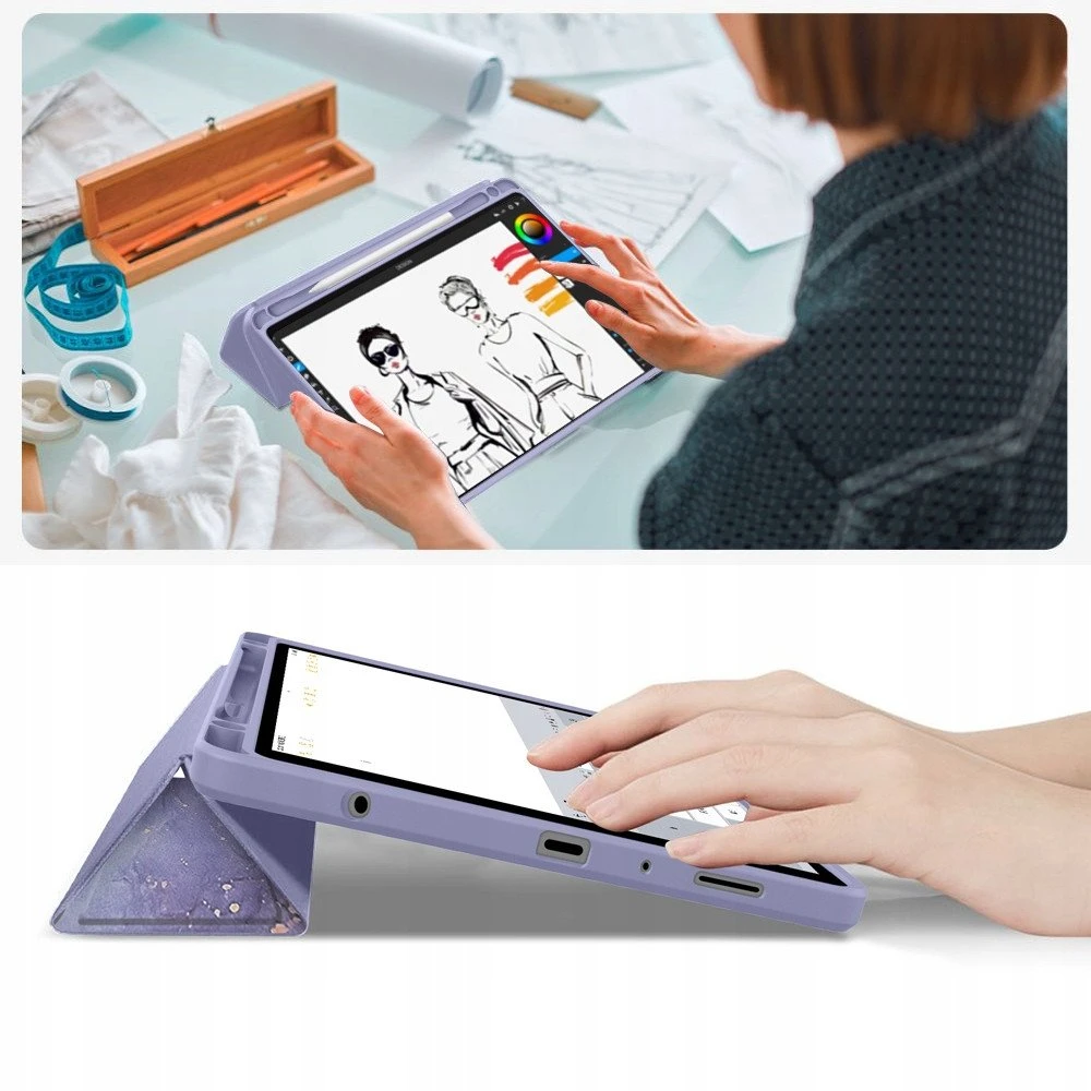 Tech-Protect SC Pen Hybrid dėklas skirtas Samsung Galaxy Tab A9 / A11 8.7 X110 / X115 / X133 / X135 – Multicolor