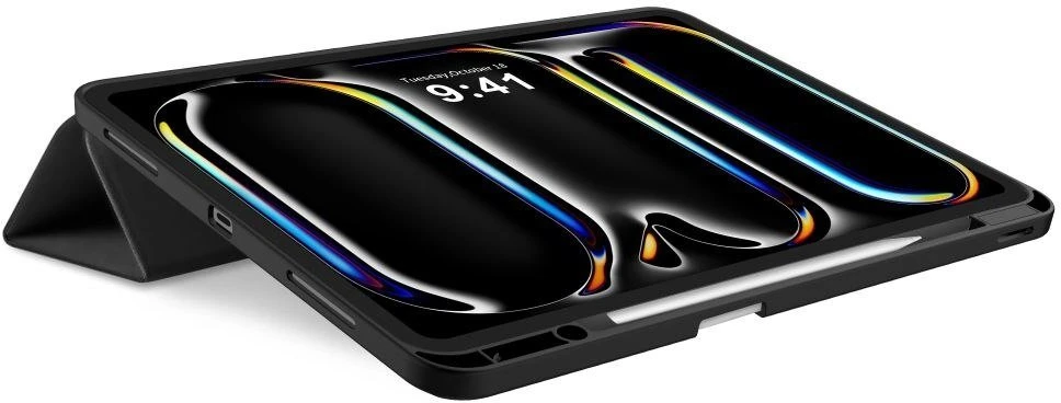 „Tech-Protect SC“ rašiklio dėklas, skirtas „iPad Pro 13“ 7 / 8 / 2024–2025 m. – Juodas