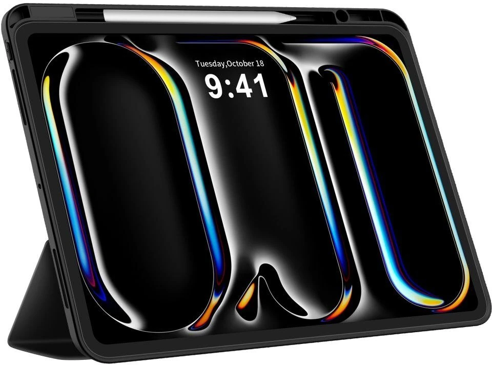 „Tech-Protect SC“ rašiklio dėklas, skirtas „iPad Pro 13“ 7 / 8 / 2024–2025 m. – Juodas