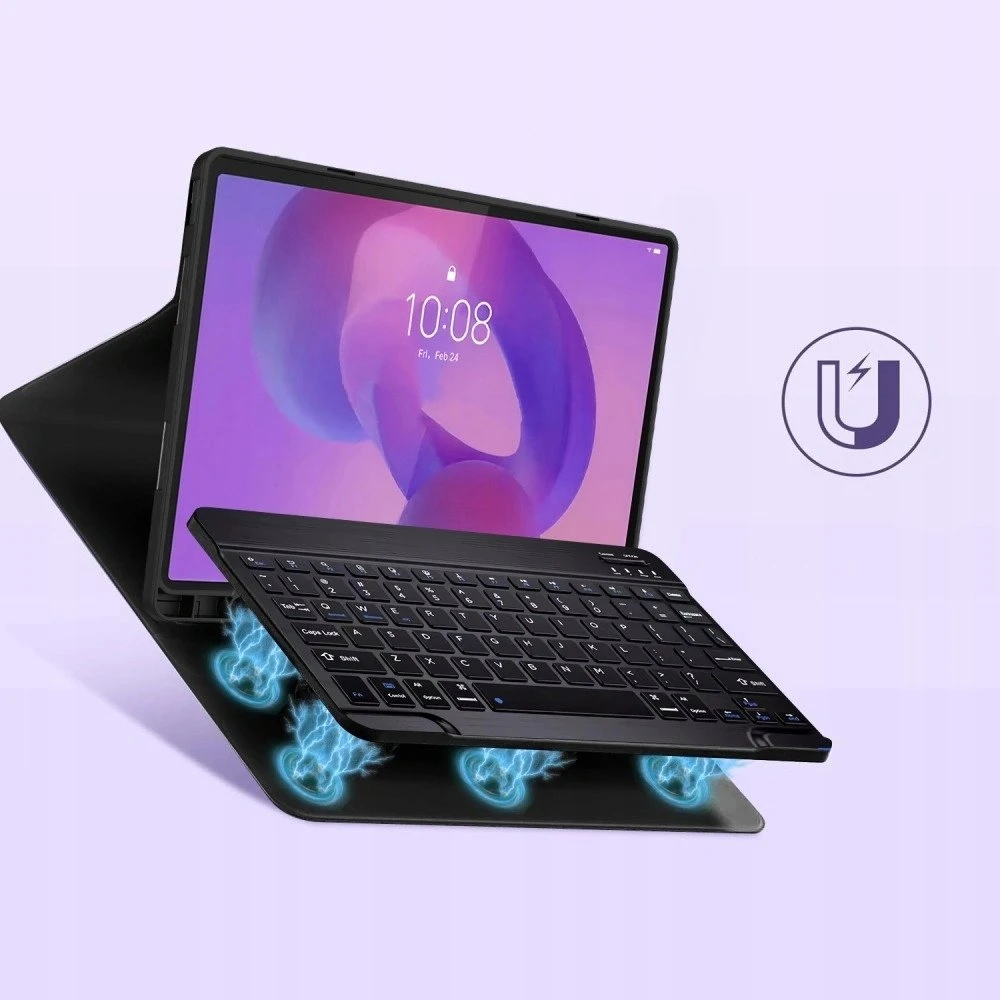 „Tech-Protect SC Pen + KB“, skirtas „Lenovo Idea TAB Plus 12.1 TB-361“ planšetiniam kompiuteriui, juodas