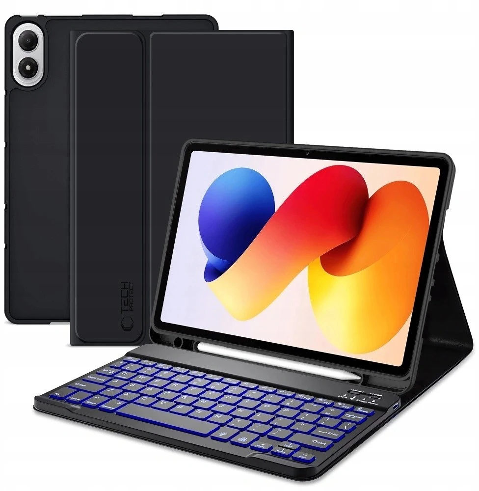 Tech-Protect SC Pen dėklas skirtas Xiaomi Poco Pad M1 / Redmi Pad 2 Pro 12.1 – juodos spalvos