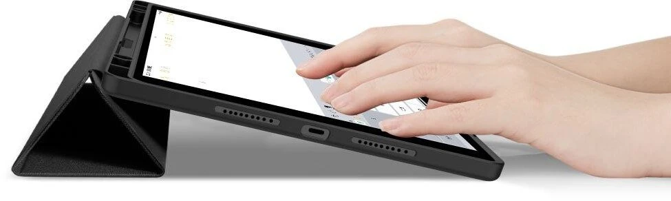 „Tech Protect TechProtect SmartCase“ rašiklio dėklas, skirtas „Lenovo Idea Tab Plus 12.1 TB-361“ - juodas