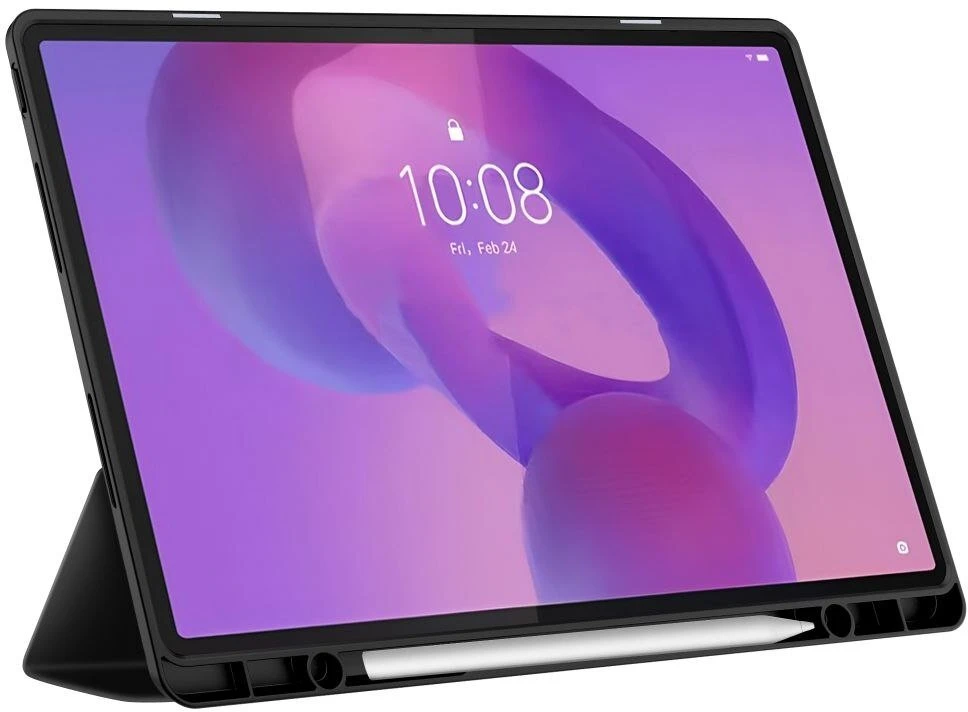 „Tech Protect TechProtect SmartCase“ rašiklio dėklas, skirtas „Lenovo Idea Tab Plus 12.1 TB-361“ - juodas