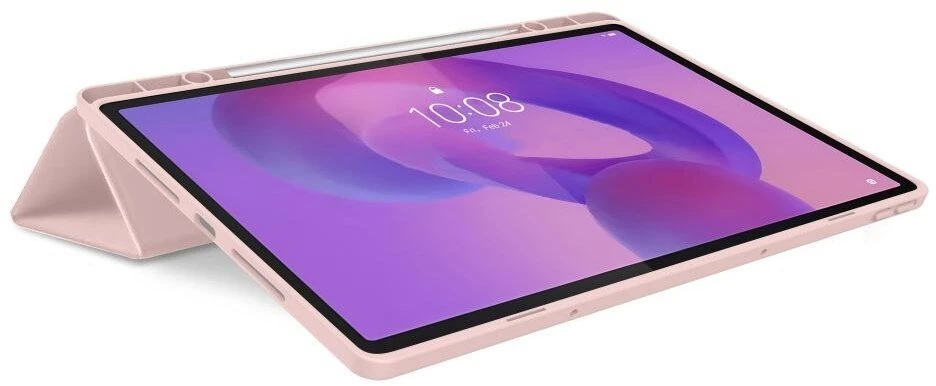 Tech Protect TechProtect SmartCase Pen dėklas skirtas Lenovo Idea Tab Plus 12.1 TB-361 – rožinės spalvos