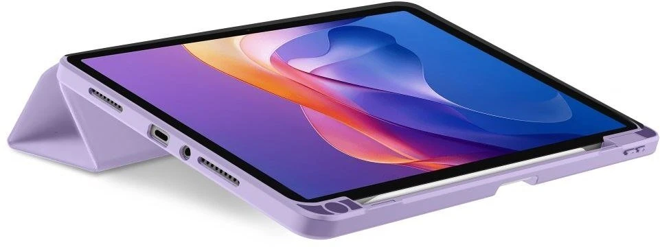 Tech-Protect SmartCase Pen dėklas skirtas Xiaomi Redmi Pad 2 11.0 – violetinės spalvos