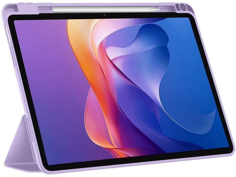 Tech-Protect SmartCase Pen dėklas skirtas Xiaomi Redmi Pad 2 11.0 – violetinės spalvos