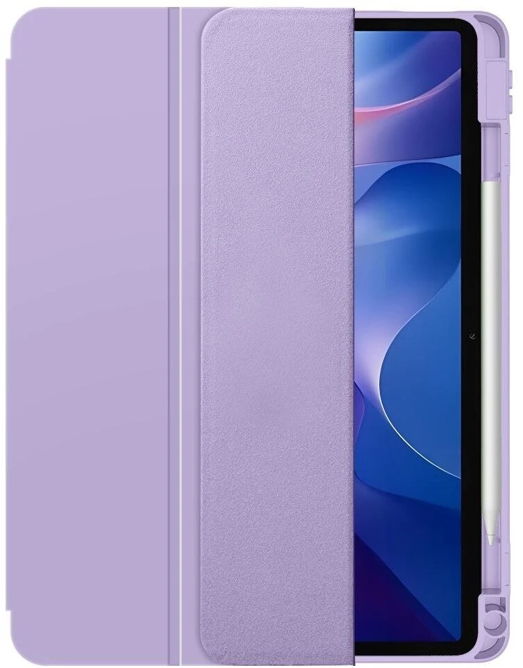 Tech-Protect SmartCase Pen dėklas skirtas Xiaomi Redmi Pad 2 11.0 – violetinės spalvos