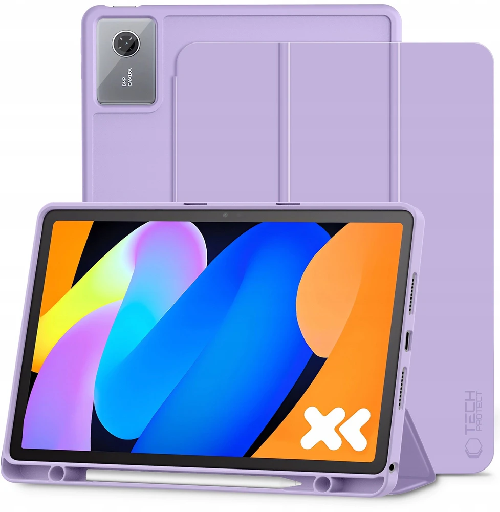 Tech-Protect SmartDėklas Pen dėklas skirtas Lenovo Idea Tab 11.0 TB-336 – violetinės spalvos