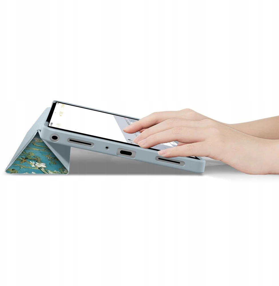 „Tech-Protect SC“ apsauginis dėklas „Galaxy TAB A9+ / A11+ PLUS 11.0 X210 / X215 / X216 / X230 / X235 / X236 Sakura“
