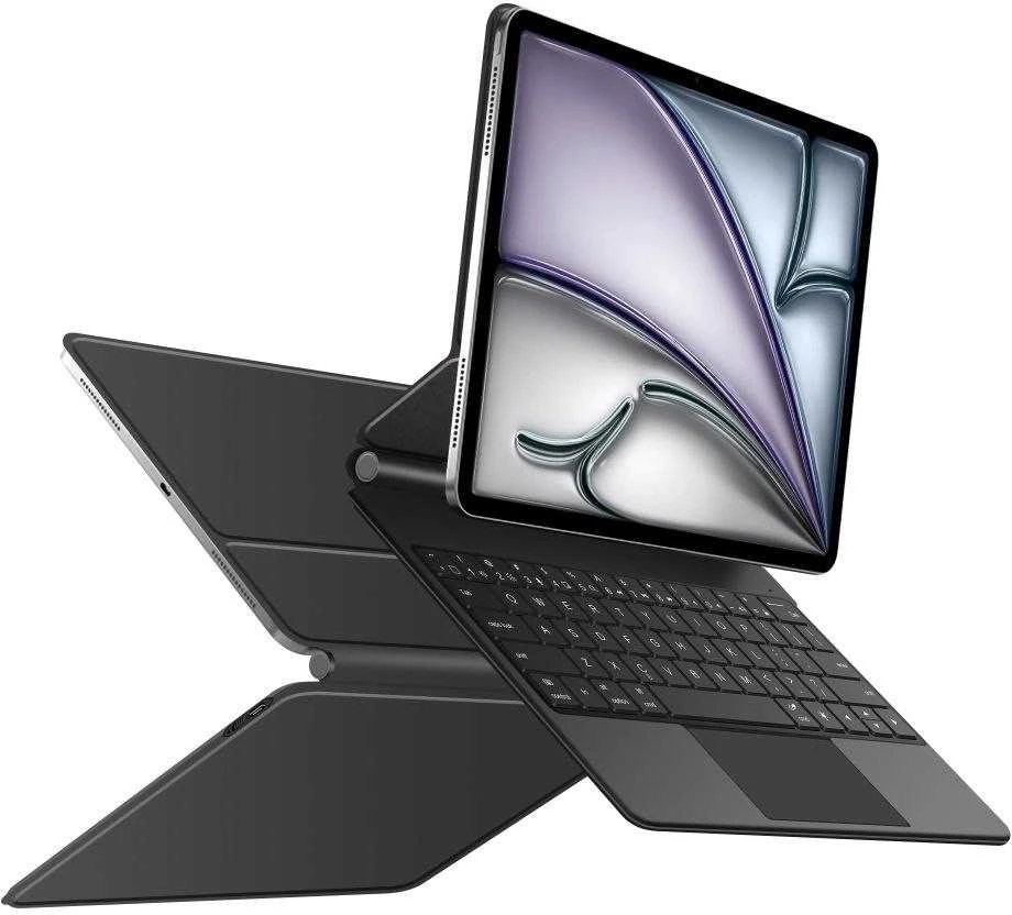 „Tech-Protect Smartcase Magnetic“ su klaviatūra, skirtas „iPad Pro 12.9“ (2020 /2021 / 2022) / 13“ (2024 / 2025 / 2026) - Juodas