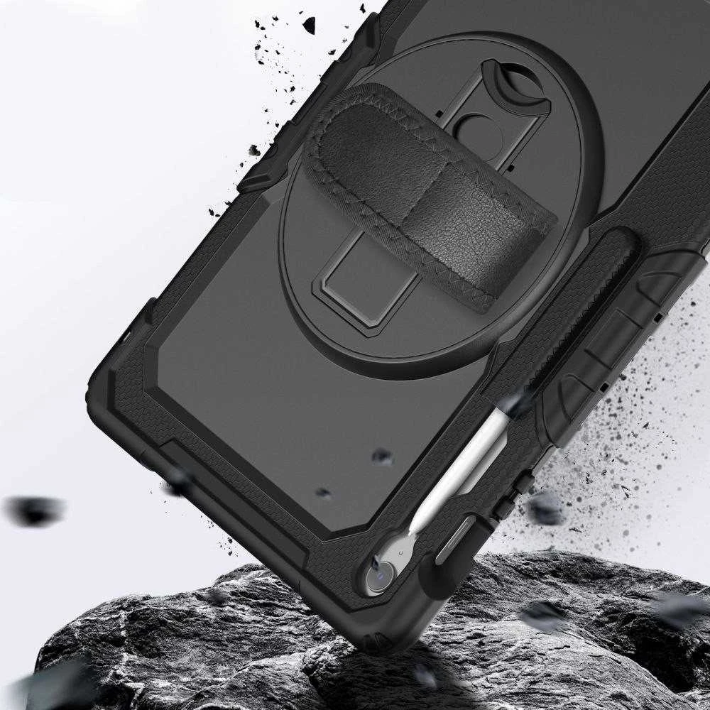 Tech-Protect Solid dėklas skirtas Samsung Galaxy Tab S10 FE+ – juodos spalvos
