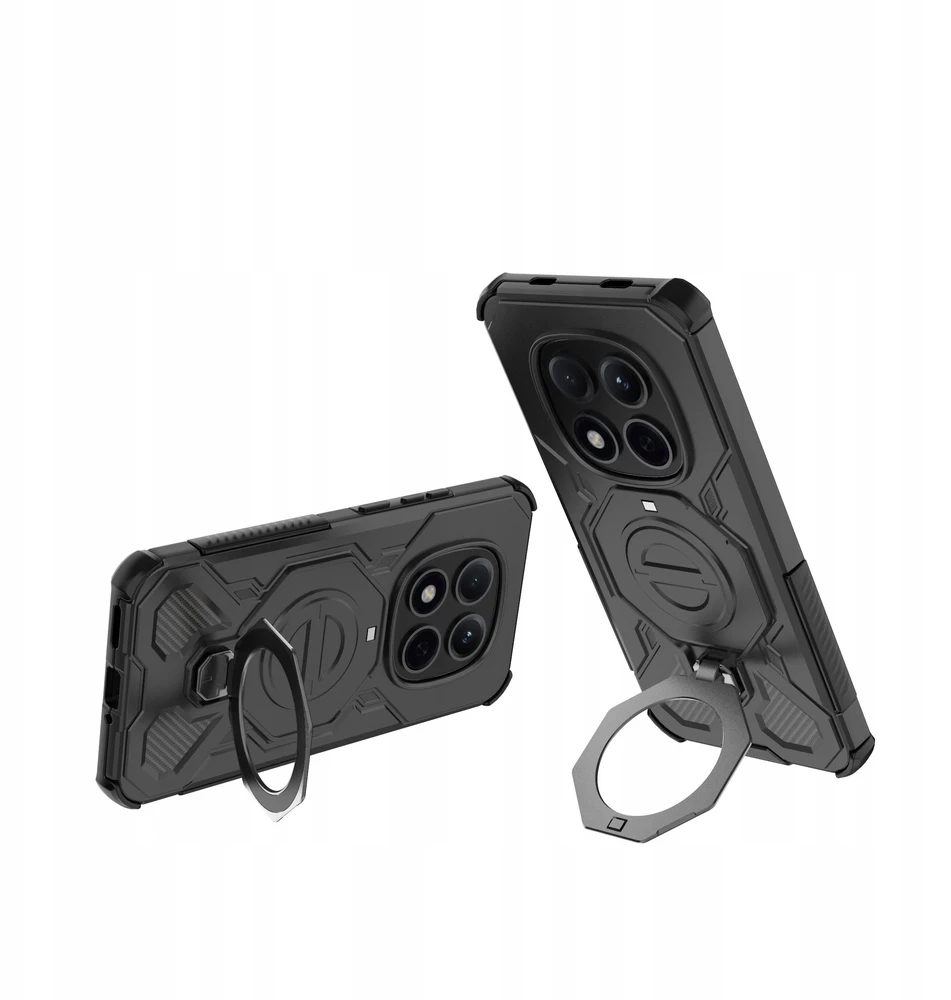 Dėklas „Tech-Protect TacticSytand MagSafe Xiaomi Poco M8 Pro / Redmi Note 15 Pro+ Plus 5G“ matinis juodas