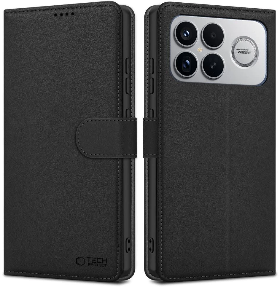 Tech-Protect dėklas telefonui Xiaomi Poco F8 Ultra juodos spalvos