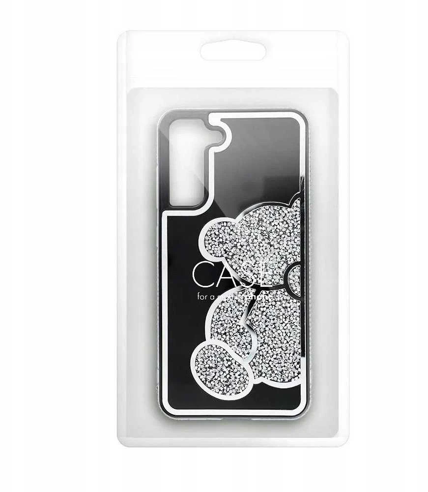 Oem TEDDY BEAR dėklas skirtas Samsung Galaxy S25 Edge sidabro spalvos