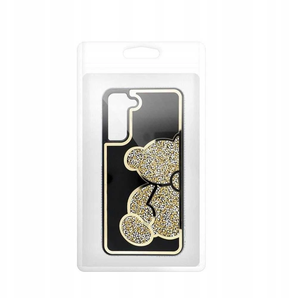 Oem TEDDY BEAR Dėklas skirtas Samsung Galaxy S25 aukso spalvos