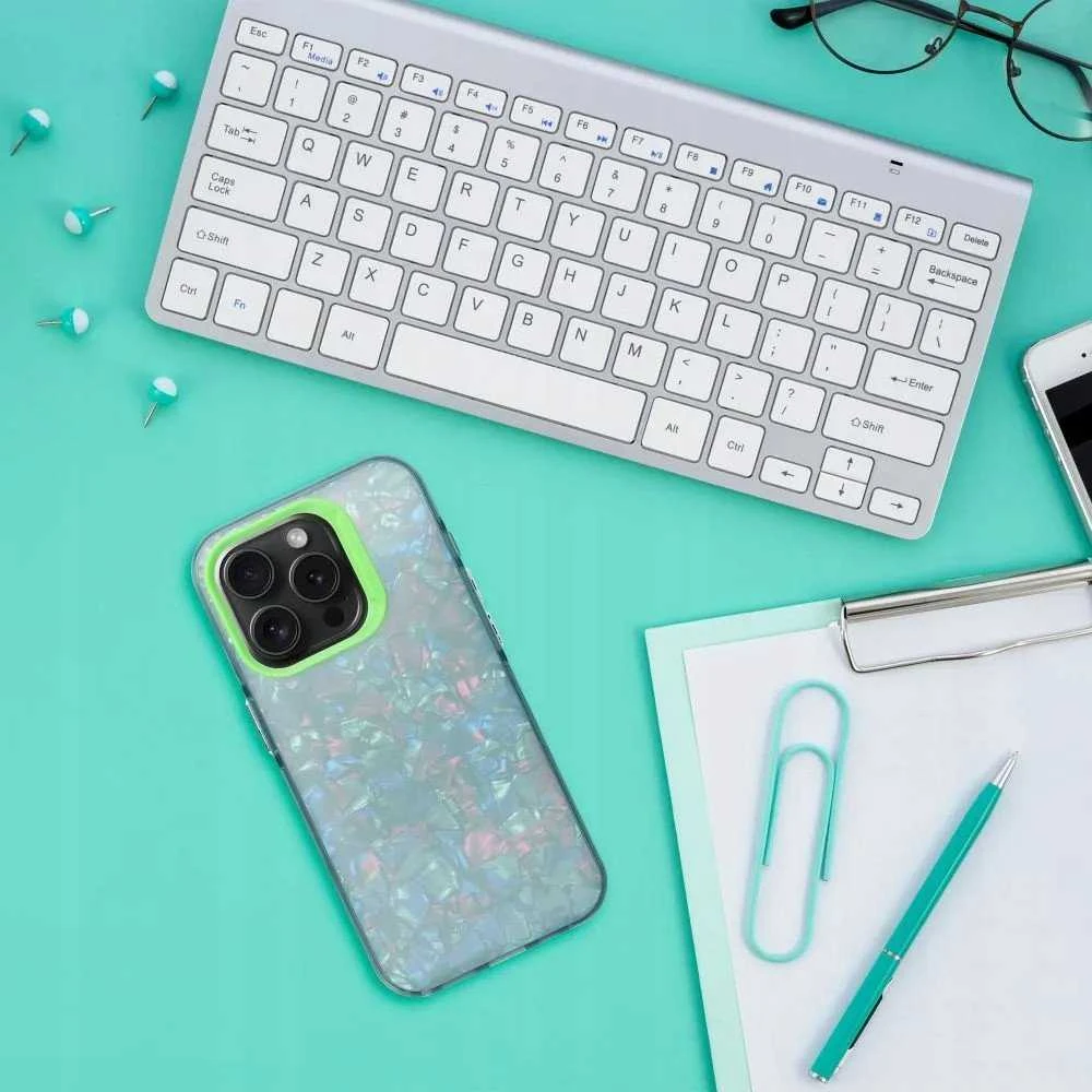 Dėklas Oem Case for iPhone 16e (SE 4 2025) Tutti Frutti žalias