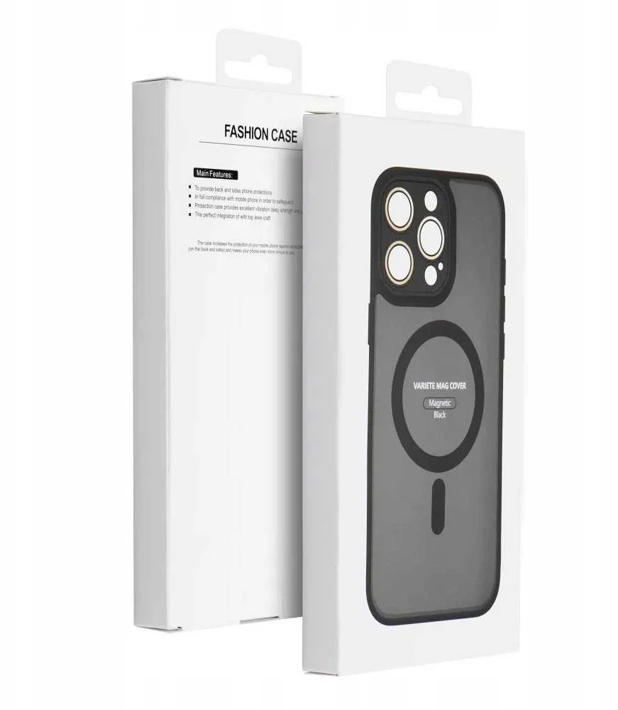 Oem VARIETE MAG COVER dėklas suderinamas su MagSafe skirtas Samsung Galaxy A56 juodos spalvos