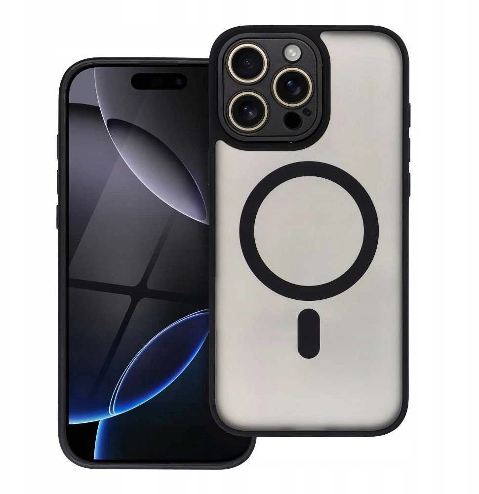 Oem VARIETE MAG COVER dėklas suderinamas su MagSafe skirtas Samsung Galaxy S25 ULTRA juodos spalvos