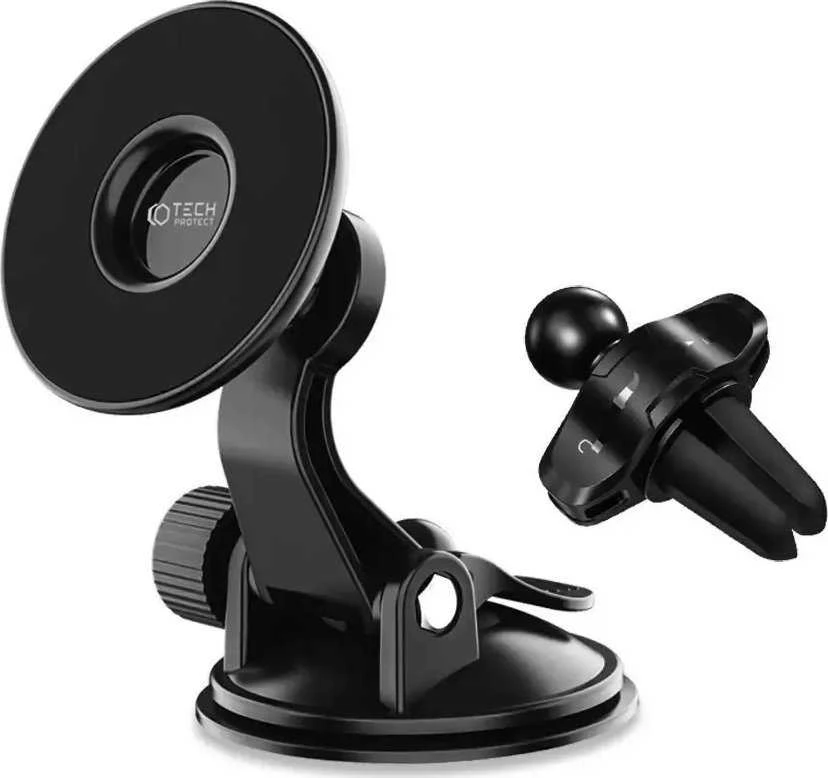 Tech-Protect N50 magnetinis automobilinis telefono laikiklis MagSafe for Cockpit/Air Vent – juodos spalvos