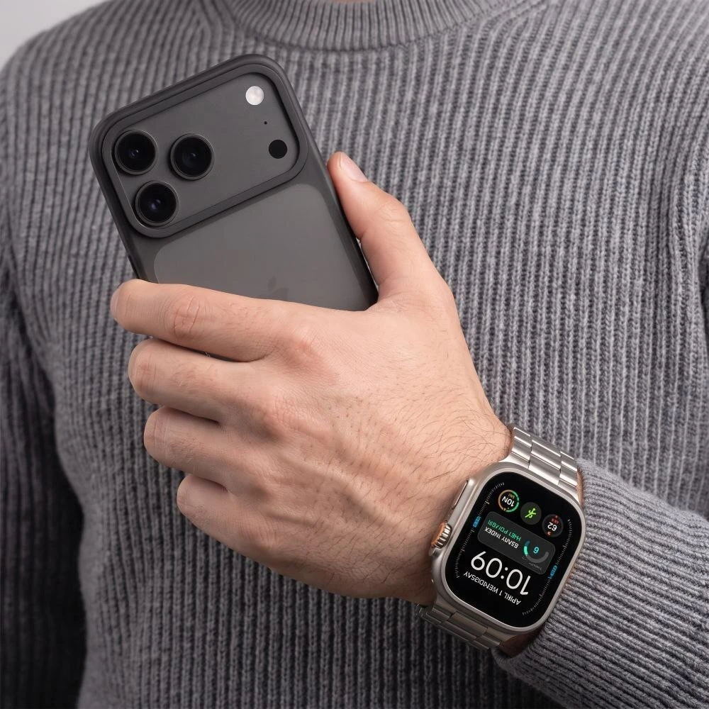TECH-PROTECT nerūdijančio plieno Apple Watch 8 / 9 / 10 / 11 / 12 / SE / ULTRA (44 / 45 / 46 / 49 MM) sidabrinis