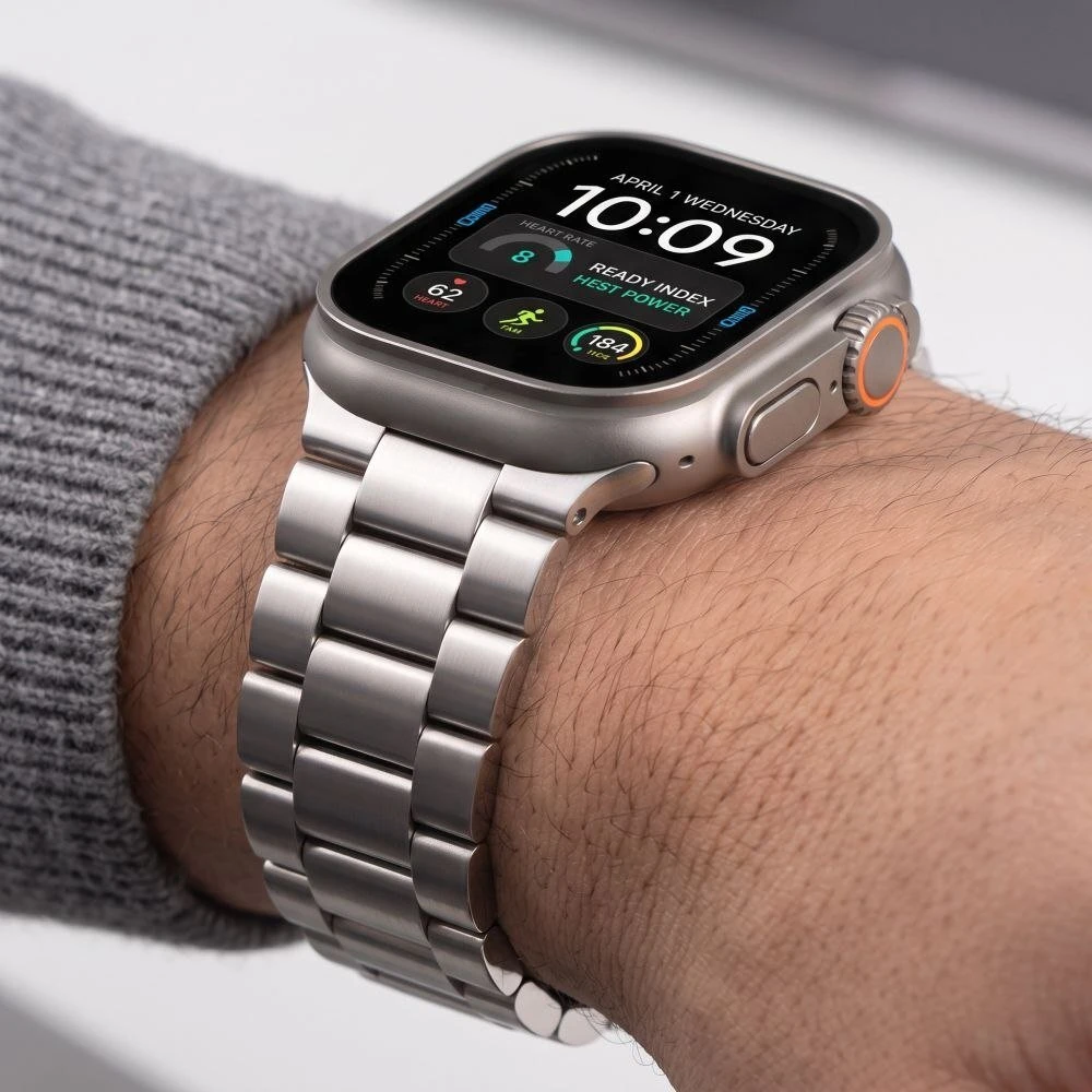 TECH-PROTECT nerūdijančio plieno Apple Watch 8 / 9 / 10 / 11 / 12 / SE / ULTRA (44 / 45 / 46 / 49 MM) sidabrinis