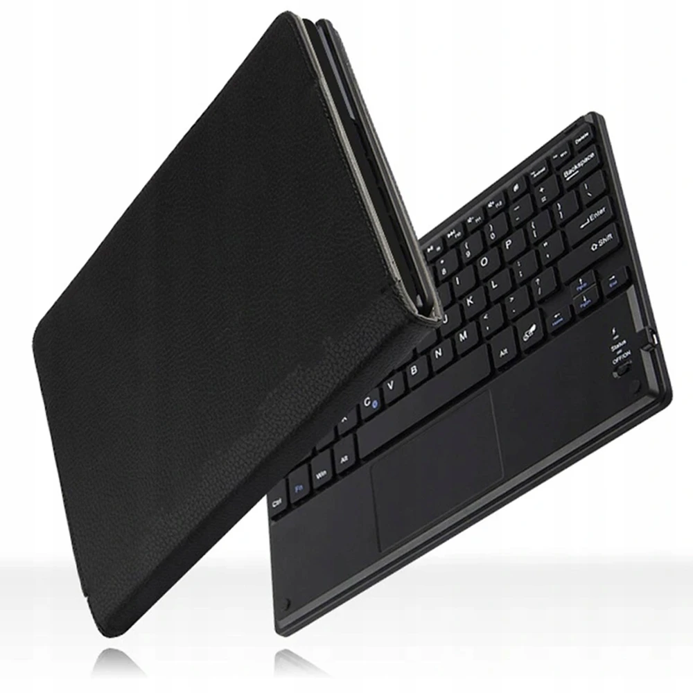 4kom.pl Dėklas i Klaviatūra touchpad do Xiaomi Pad 7 / Pad 7 PRO 11.2 uchwyt na rysik, juoda