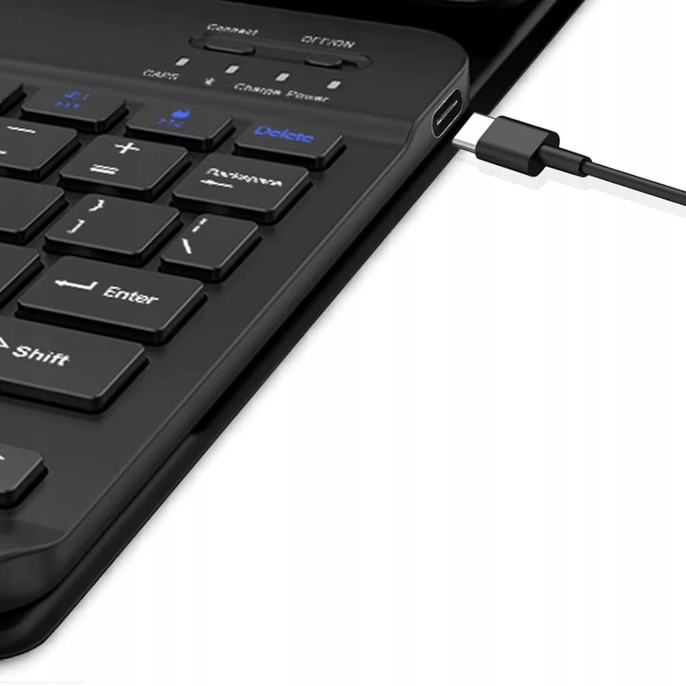 4kom.pl Dėklas i Klaviatūra touchpad do Xiaomi Pad 7 / Pad 7 PRO 11.2 uchwyt na rysik, juoda