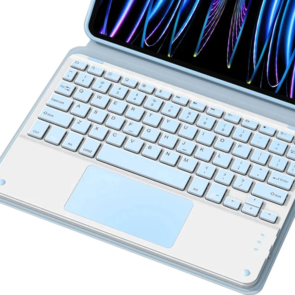 Strado-Tech dėklas su klaviatūra skirtas Lenovo Tab Plus 11.5 - apsauginis su stovu, prieiga prie prievadų ir mygtukų