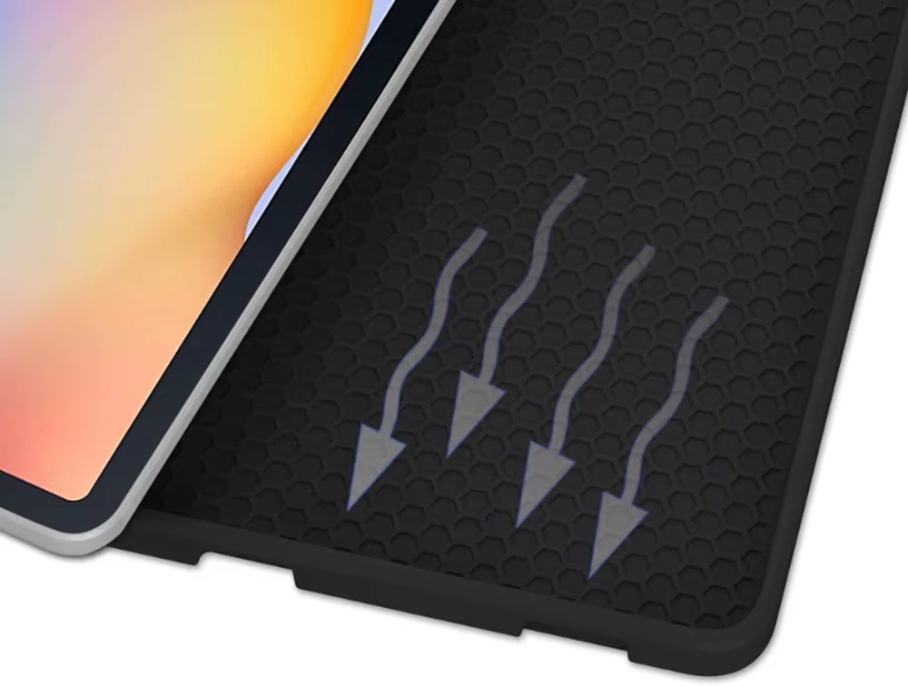 4kom.pl Dėklas su klaviatūra magnetyczną do Samsung Galaxy Tab S10 FE Plus 13.1 - Bluetooth Touchpad