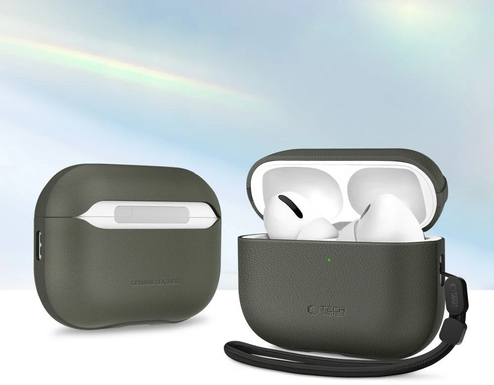 Dėklas Tech-Protect NaturalFit Case for AirPods Pro 3 - Žalias