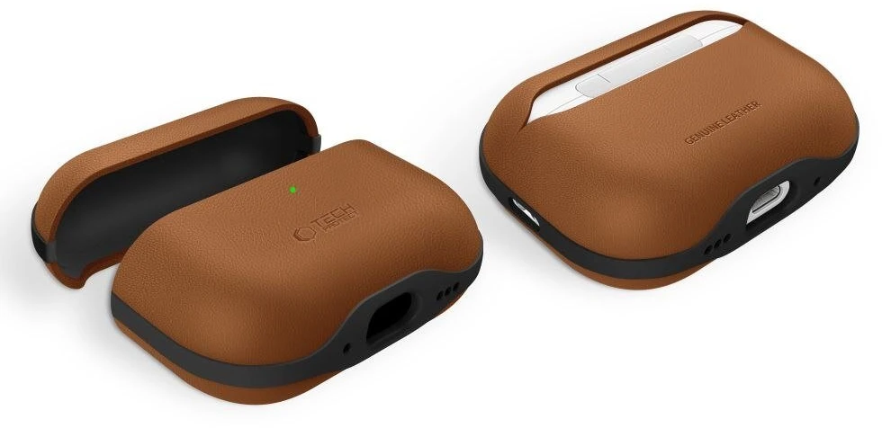 „Tech-Protect NaturalFit“ dėklas, skirtas „AirPods Pro 3“ – rudas
