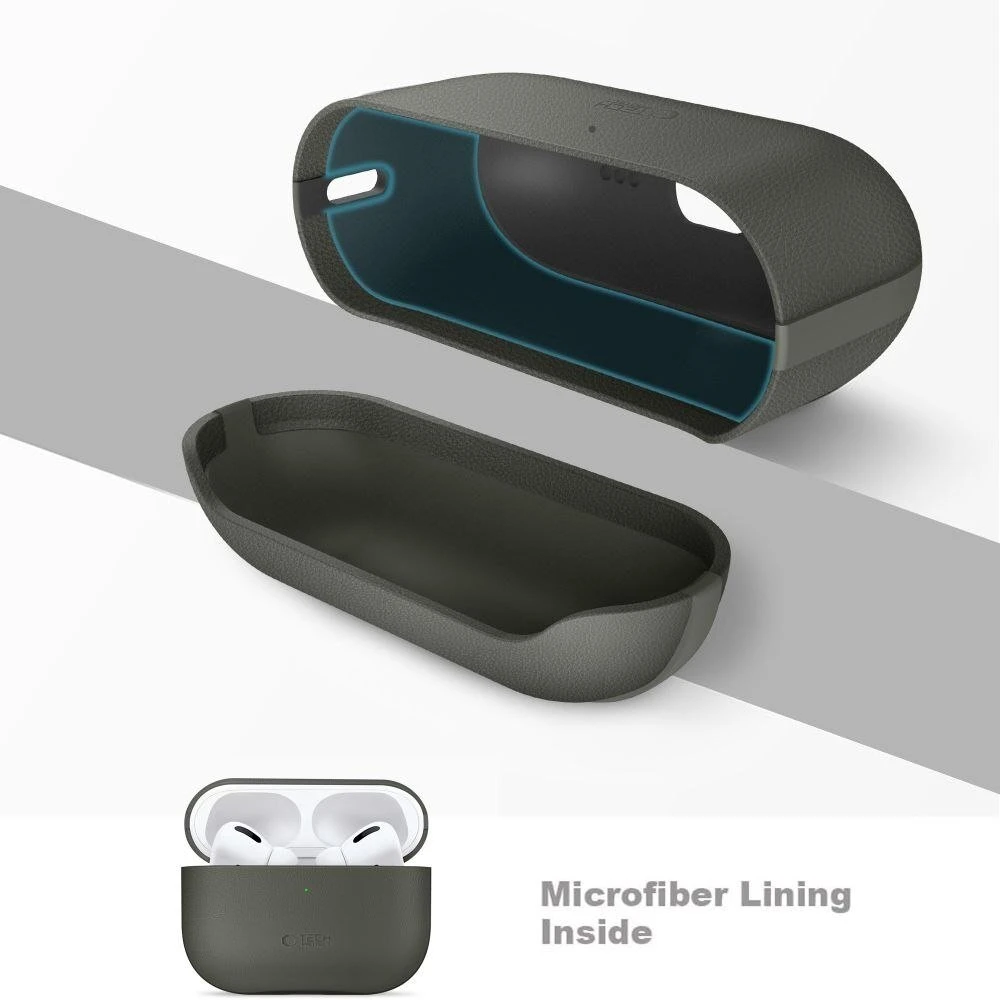 Dėklas Tech-Protect NaturalFit Case for AirPods Pro 3 - Žalias