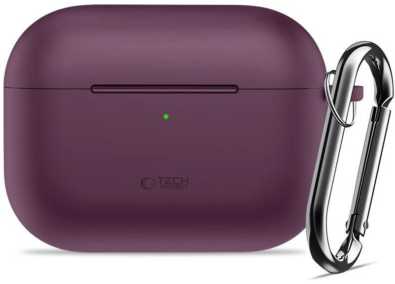 Dėklas TECH-PROTECT Silikono kabliukas Apple AirPods Pro 3 bordinė spalva