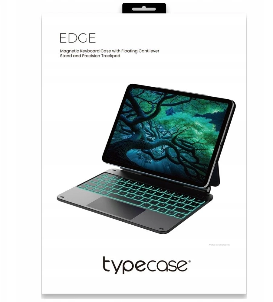 Typecase Dėklas TypeDėklas Edge su klaviatūra, skirtas iPad Pro 13″ 2024/2025, juodos spalvos