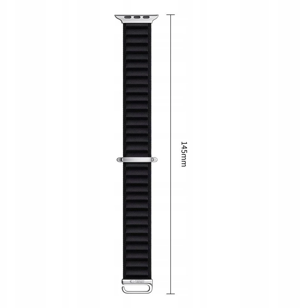 TECH-PROTECT NYLON PRO APPLE WATCH 8 / 9 / 10 / 11 / 12 / SE / ULTRA (44 / 45 / 46 / 49 MM) JUODA