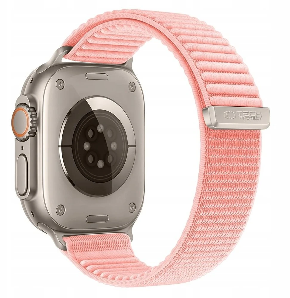 Laikrodžio dirželis - Tech-Protect NylonLoop 40/41/42 mm švelniai rožinis
